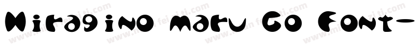Hiragino Maru Go Font字体转换